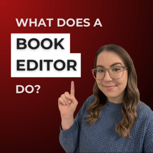 Ashlyn Anderson next to the title "What does a book editor do?"